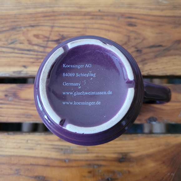 Schweinfurt Germany Christmas Market Mug Weihnachtsmarkt Brown 2002 - Picture 4 of 4